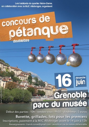 Grenoble Pétanque Notre-Dame